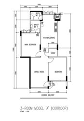 Blk 285 Tampines Street 22 (Tampines), HDB 3 Rooms #539576241
